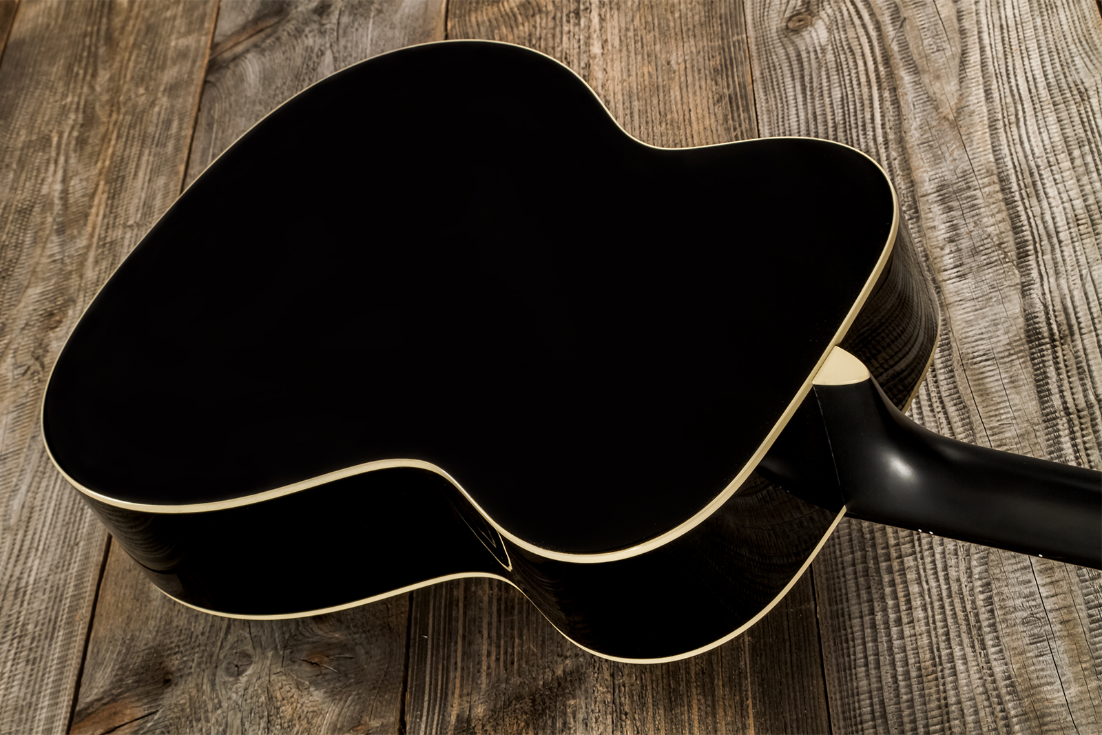 Martin Custom Shop Cs-000-3764624 Shsc Epicea Europeen / Acajou Sinker Eb #2720463 - Black Gloss - Guitarra folk - Variation 6