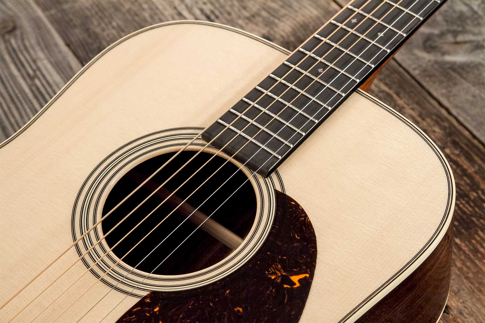 Martin Custom Shop Cs-d-c23036012 Dreadnought Epicea Adirondack Palissandre Eb #2814870 - Natural - Guitarra folk - Variation 3