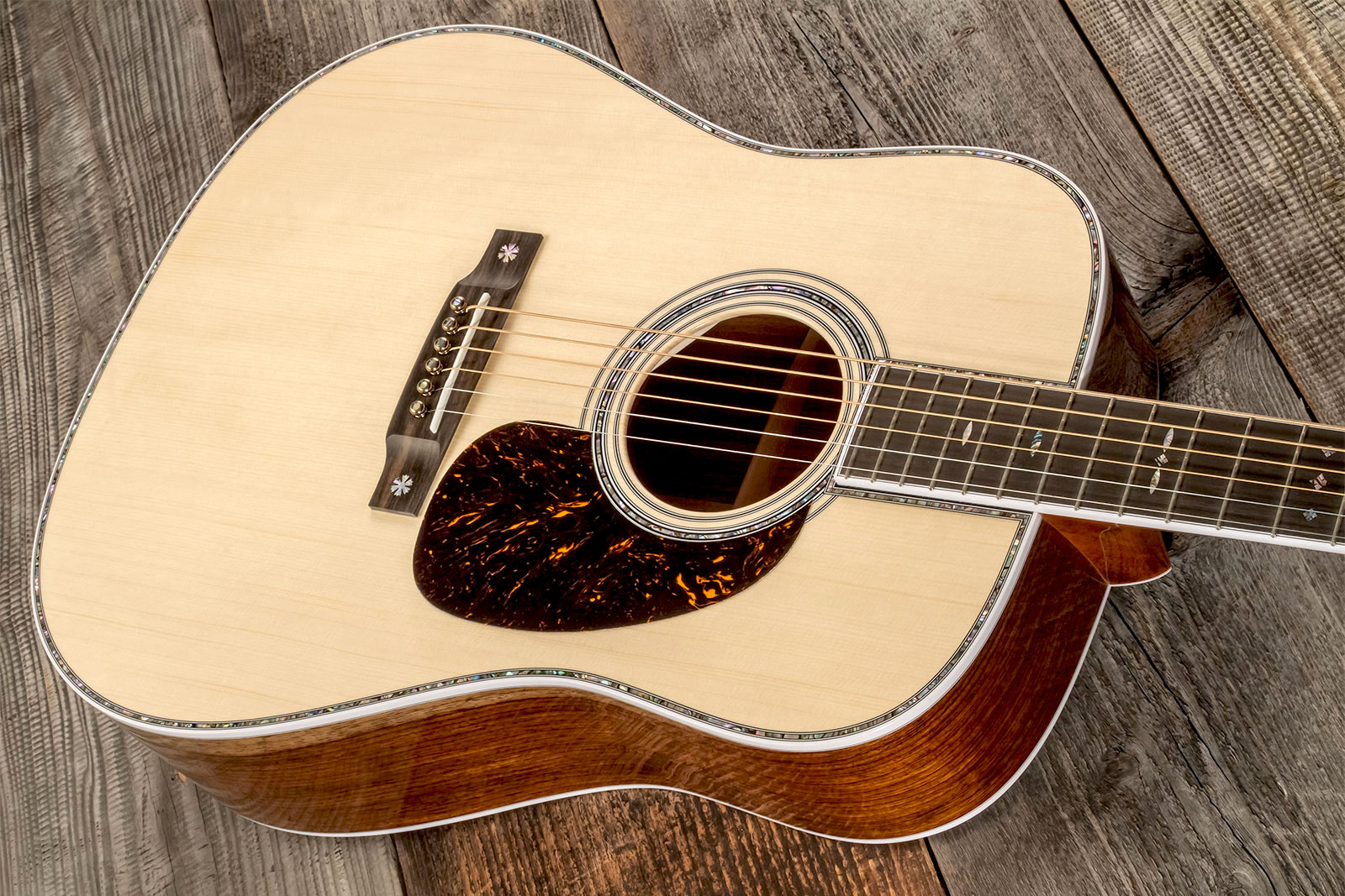 Martin Custom Shop Cs-d-c23036416 Dreadnought Epicea Palissandre Eb #2816485 - Natural - Guitarra folk - Variation 2