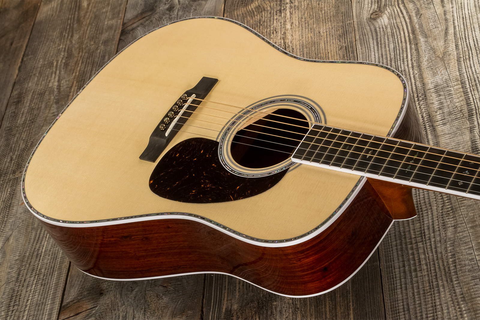 Martin Custom Shop Cs-d-c23036662 Dreadnought Epicea Italien / Cocobolo #2811855 - Natural - Guitarra folk - Variation 2