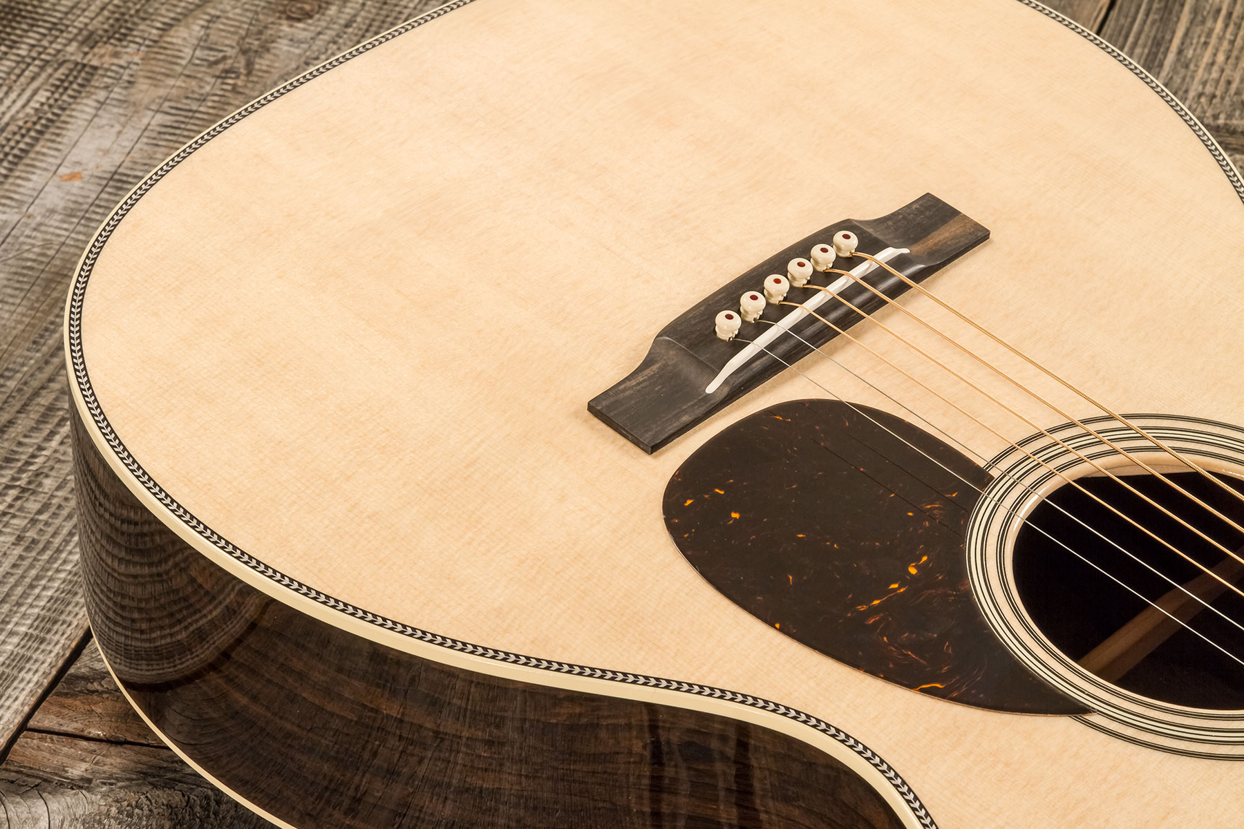 Martin Custom Shop Cs-om-c23035486 Orchestra Epicea Ziricote Eb #2819080 - Natural Clear - Guitarra folk - Variation 3