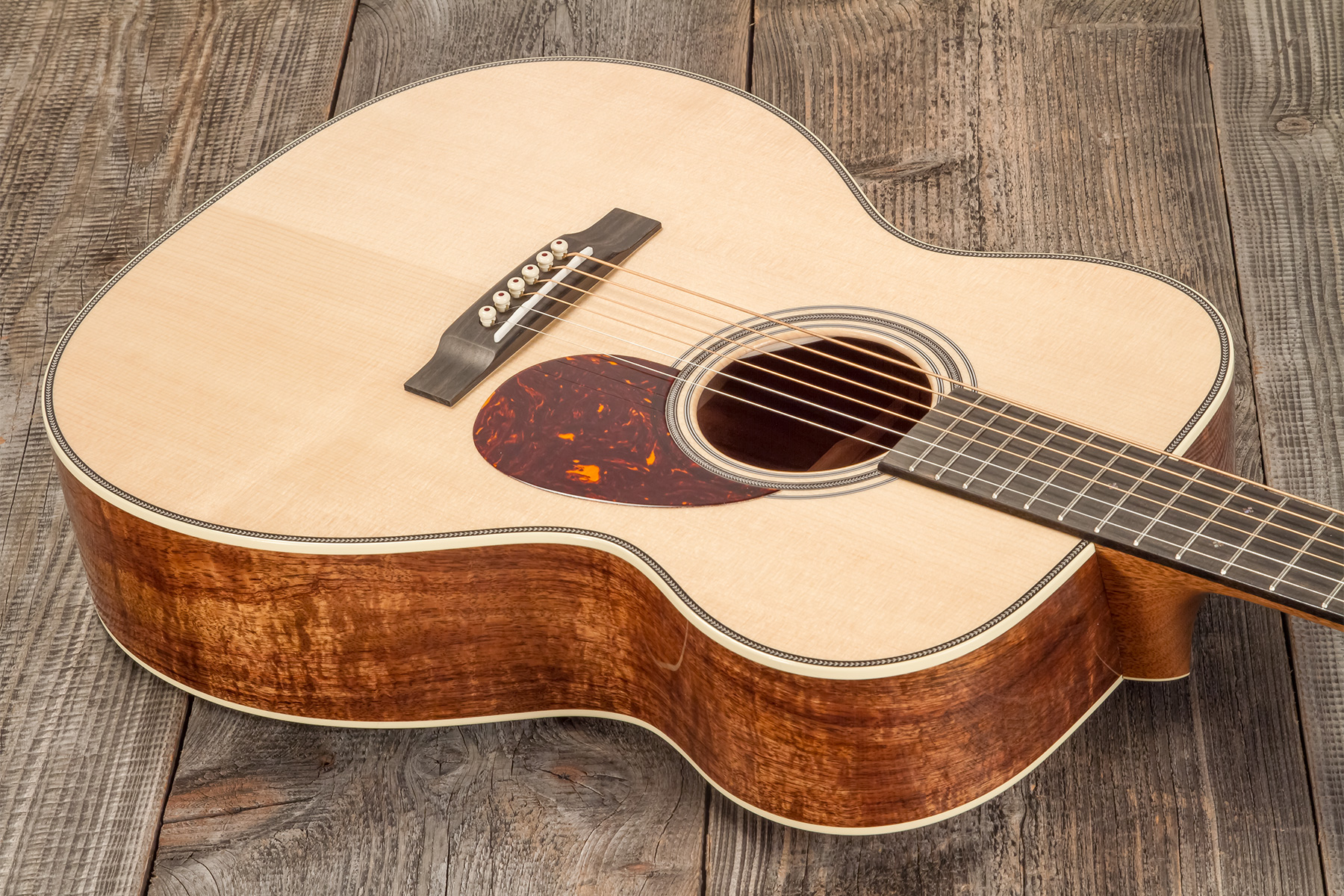 Martin Custom Shop Cs-om-c23035502 Orchestra Epicea Koa  Eb #2816483 - Natural - Guitarra folk - Variation 2