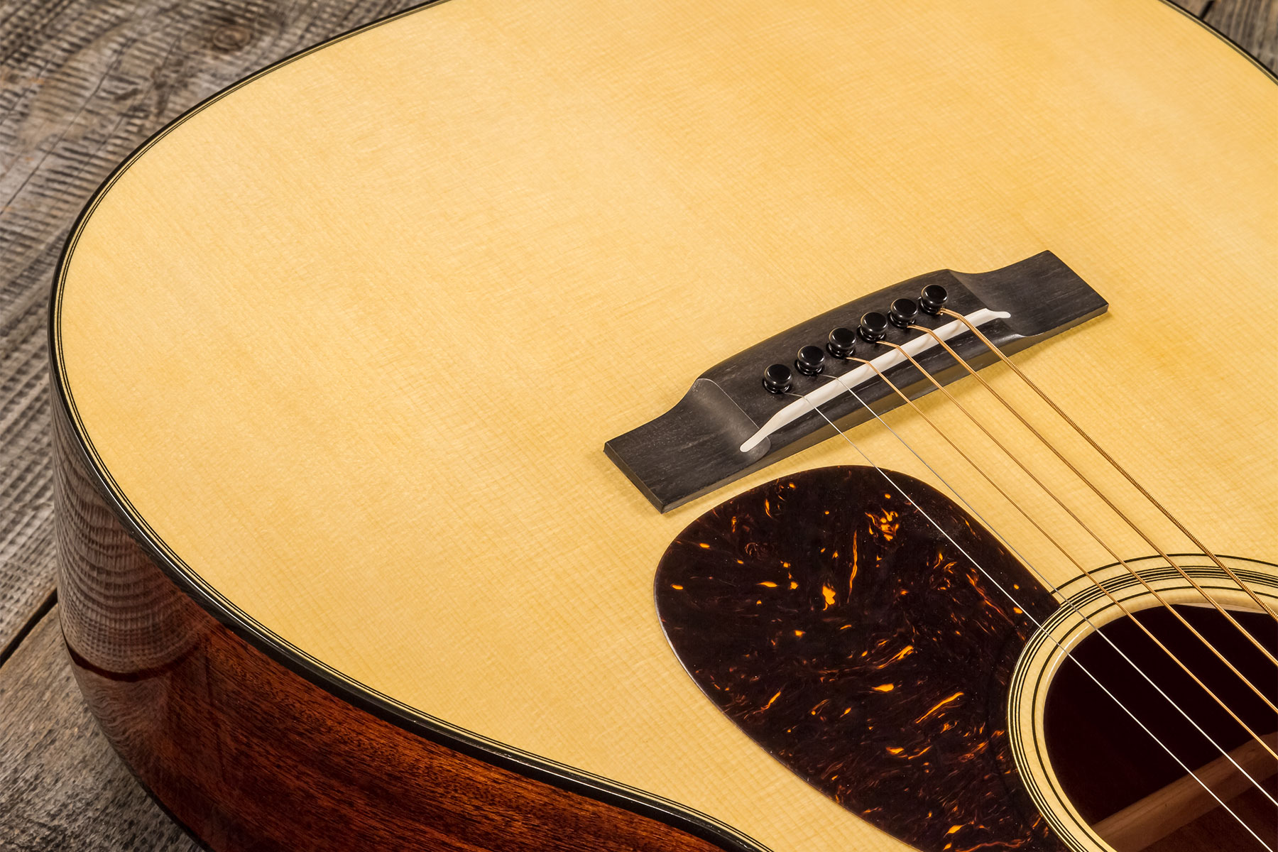 Martin Custom Shop Cs-om-c23035507 Orchestra Epicea Acajou Eb #2816489 - Natural Aging Toner - Guitarra folk - Variation 3