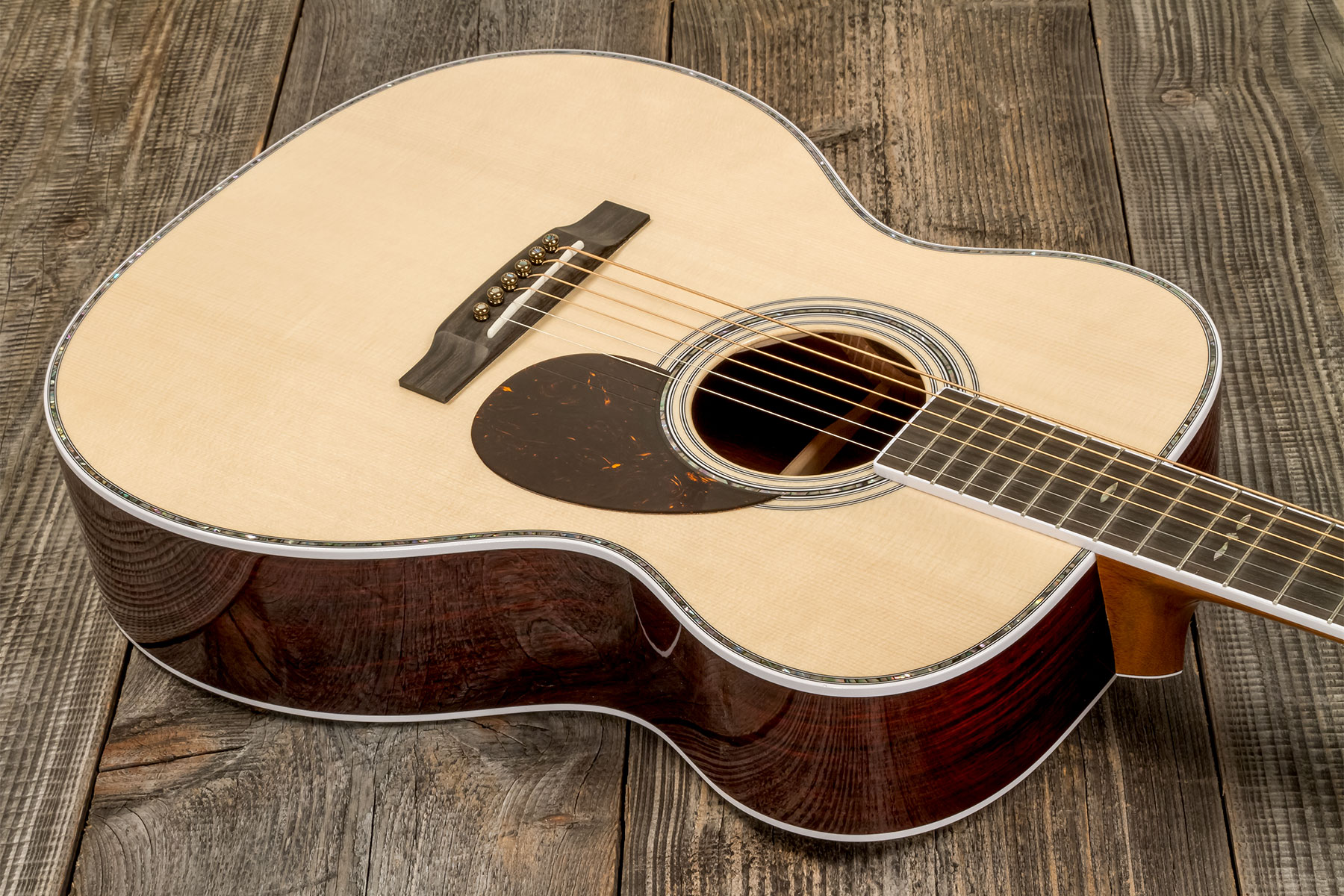 Martin Custom Shop Cs-om-c23035510 Orchestra Epicea Cocobolo Eb #2816488 - Natural - Guitarra folk - Variation 2