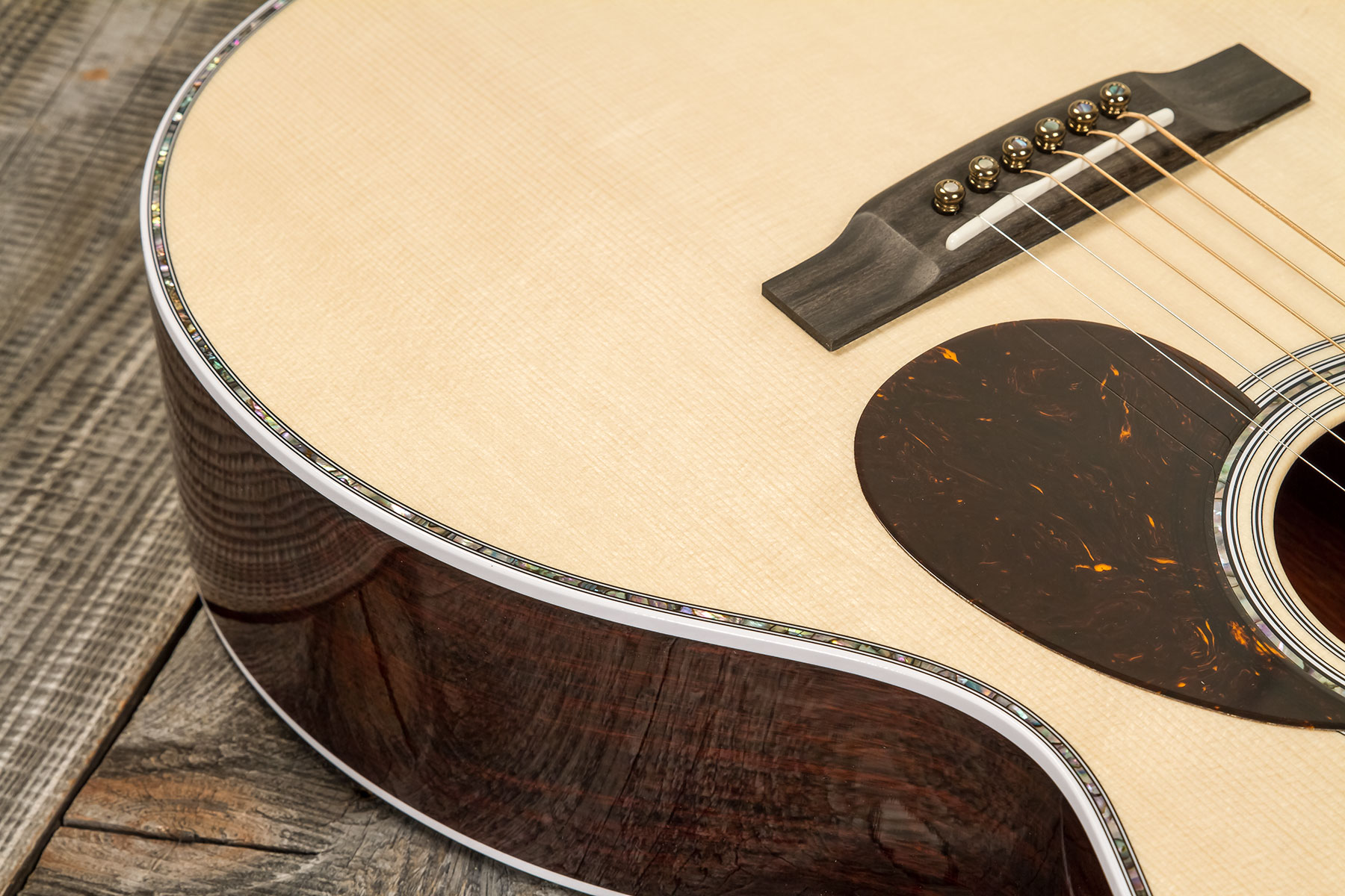 Martin Custom Shop Cs-om-c23035510 Orchestra Epicea Cocobolo Eb #2816488 - Natural - Guitarra folk - Variation 4