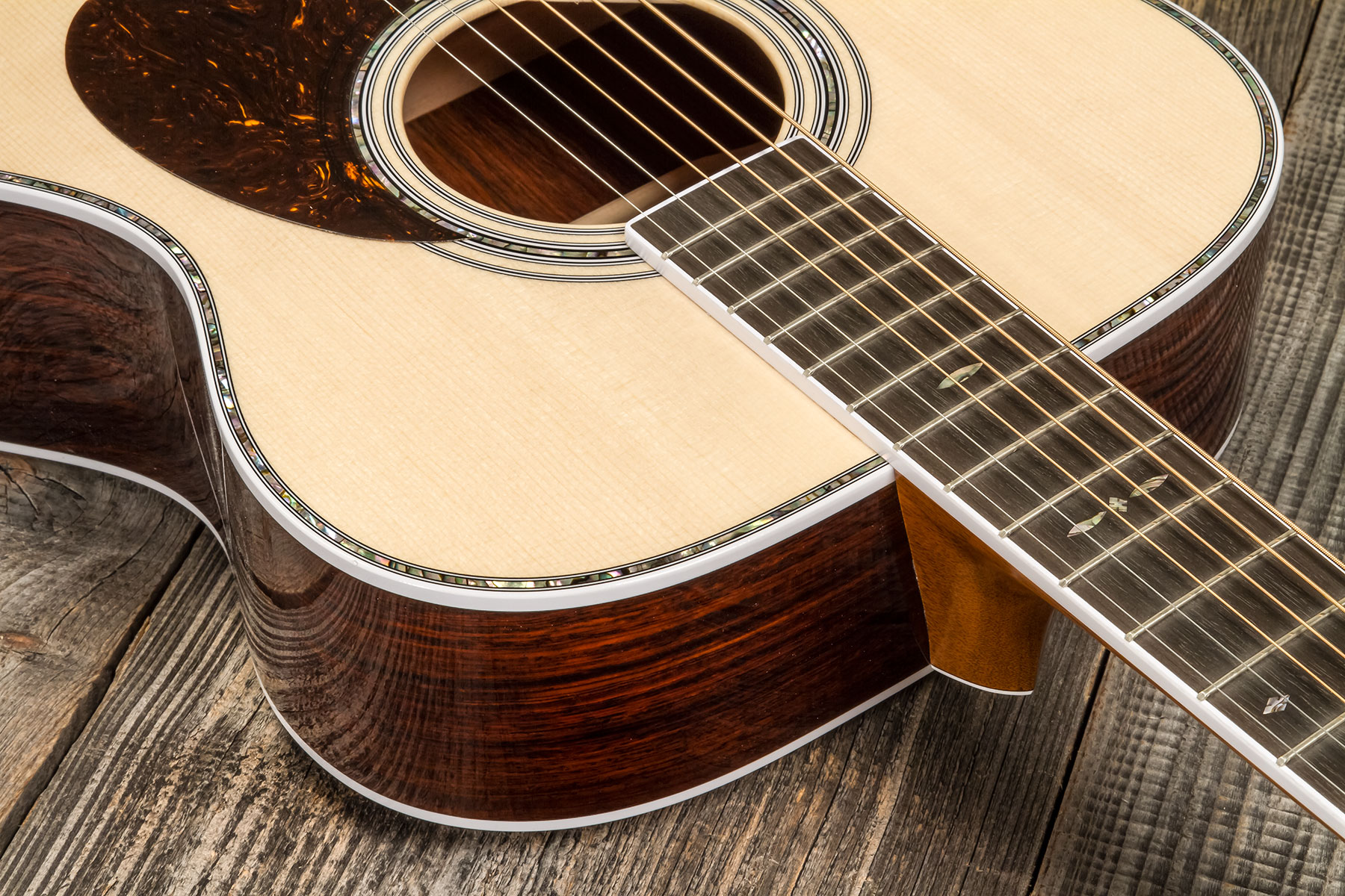 Martin Custom Shop Cs-om-c23035510 Orchestra Epicea Cocobolo Eb #2816488 - Natural - Guitarra folk - Variation 5