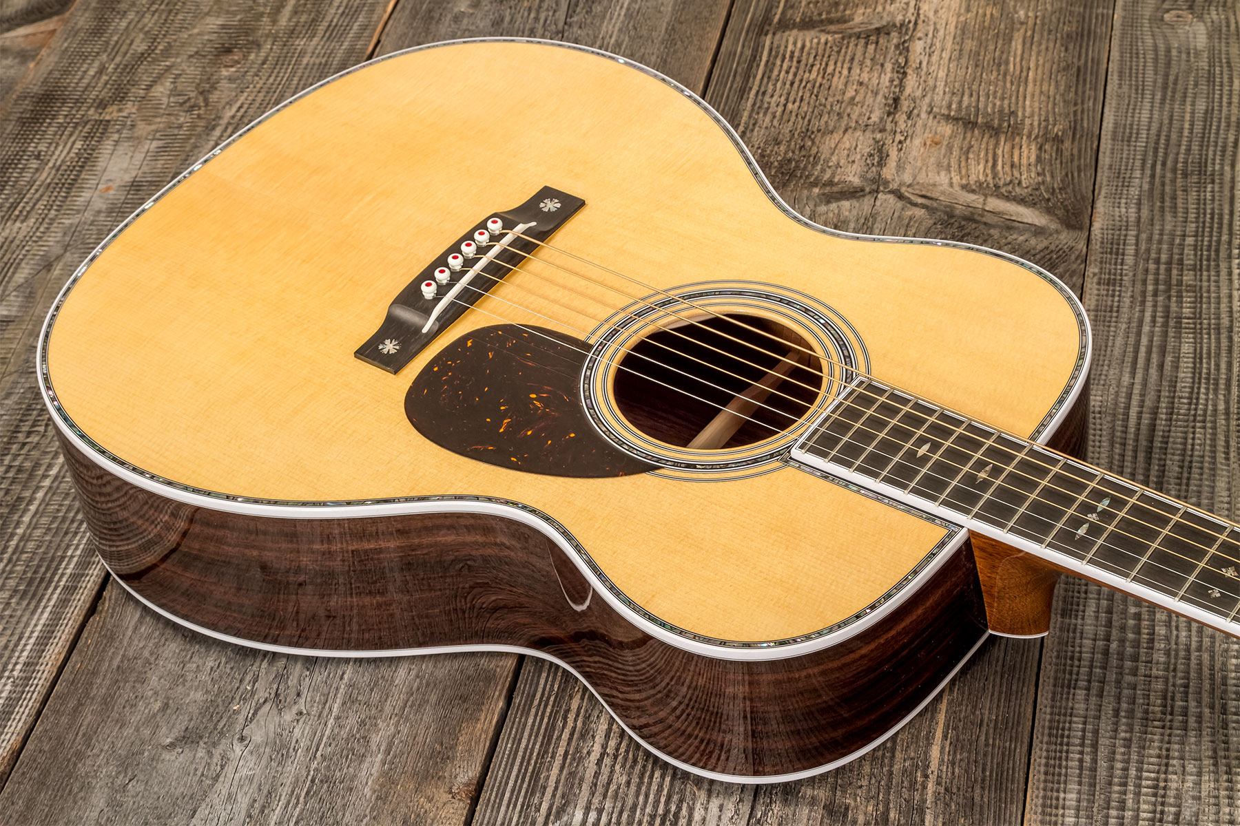 Martin Custom Shop Cs-om-c23036409 Orchestra Epicea Palissandre Eb #2814867 - Natural Aging Toner - Guitarra folk - Variation 2