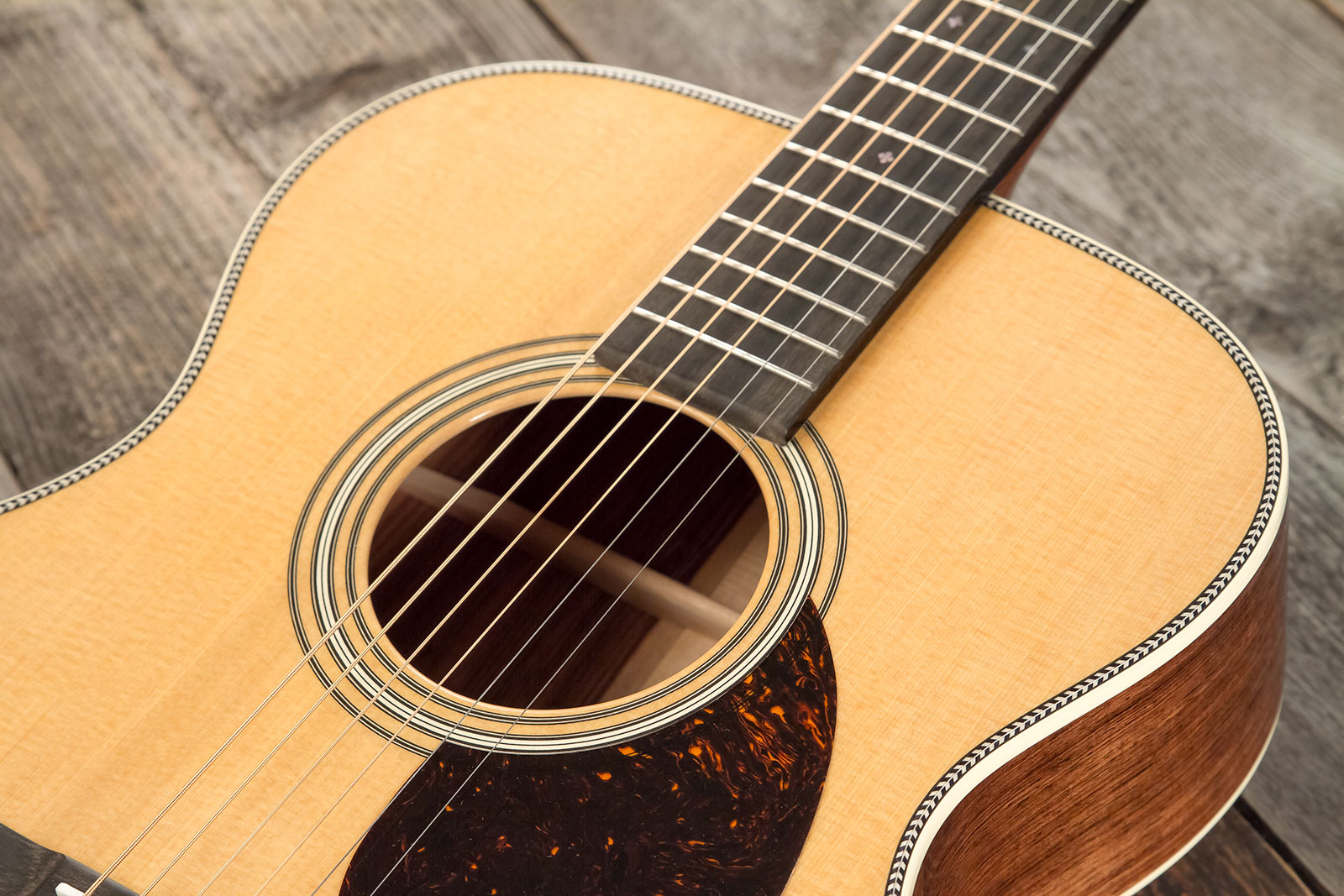 Martin Custom Shop Cs-om-c23036426 Orchestra Epicea Palissandre Eb #2814865 - Natural Aging Toner - Guitarra folk - Variation 3