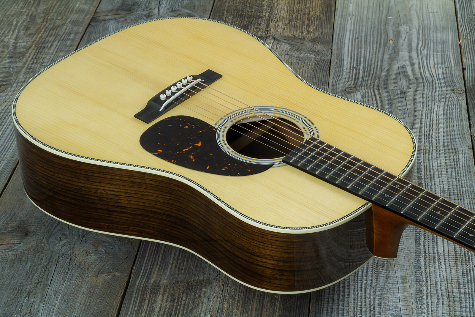 Martin Custom Shop Dreadnought 12-fret Epicea Adirondack / Palissandre Indien Eb #2964120 - Natural - Guitarra folk - Variation 2