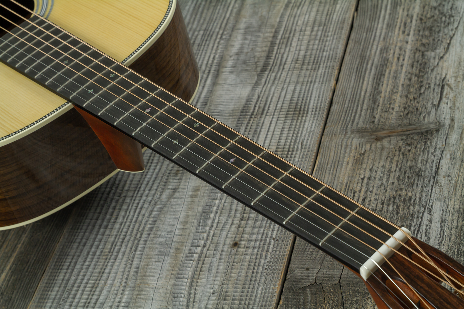 Martin Custom Shop Dreadnought 12-fret Epicea Adirondack / Palissandre Indien Eb #2964120 - Natural - Guitarra folk - Variation 5