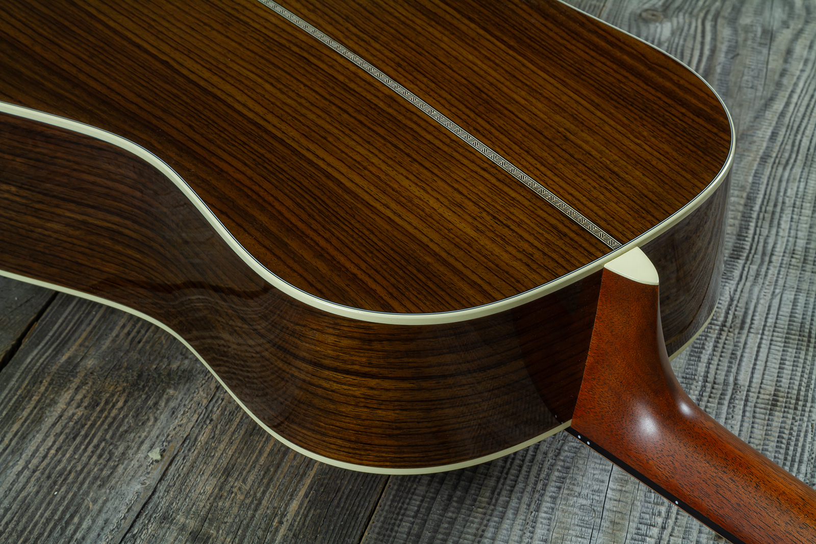 Martin Custom Shop Dreadnought 12-fret Epicea Adirondack / Palissandre Indien Eb #2964120 - Natural - Guitarra folk - Variation 7