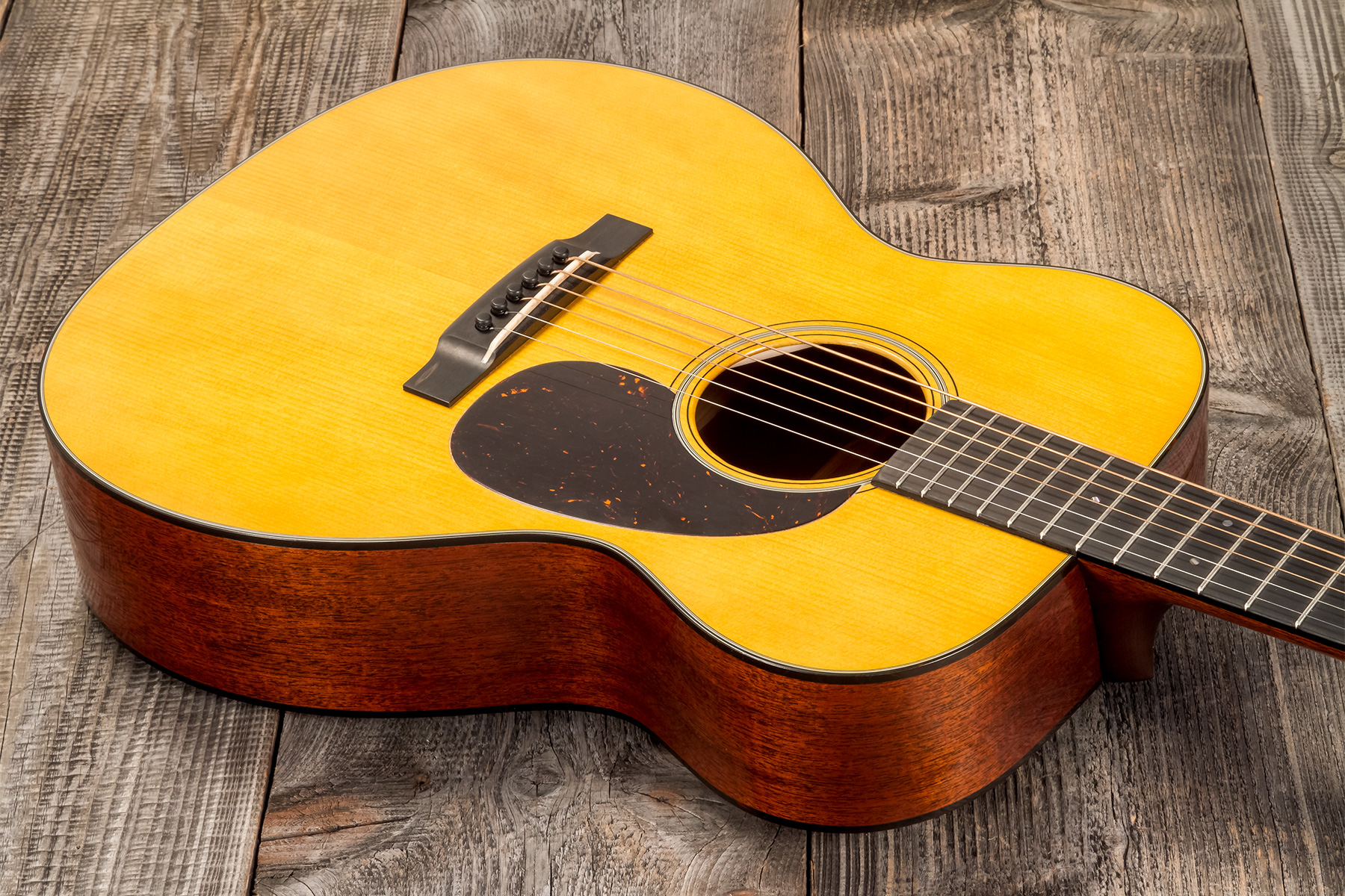 Martin Custom Shop Expert 000-18 1937 Epicea Acajou Eb #2815787 - Natural Vintage Toner Stage 1 Aging - Guitarra folk - Variation 2