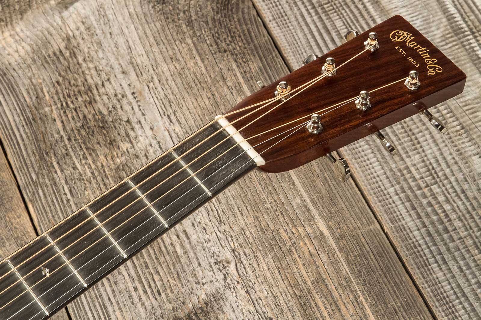 Martin Custom Shop Expert 000-28 1937 Epicea Palissandre Eb #2751257 - Natural Vintage Low Gloss - Guitarra folk - Variation 7