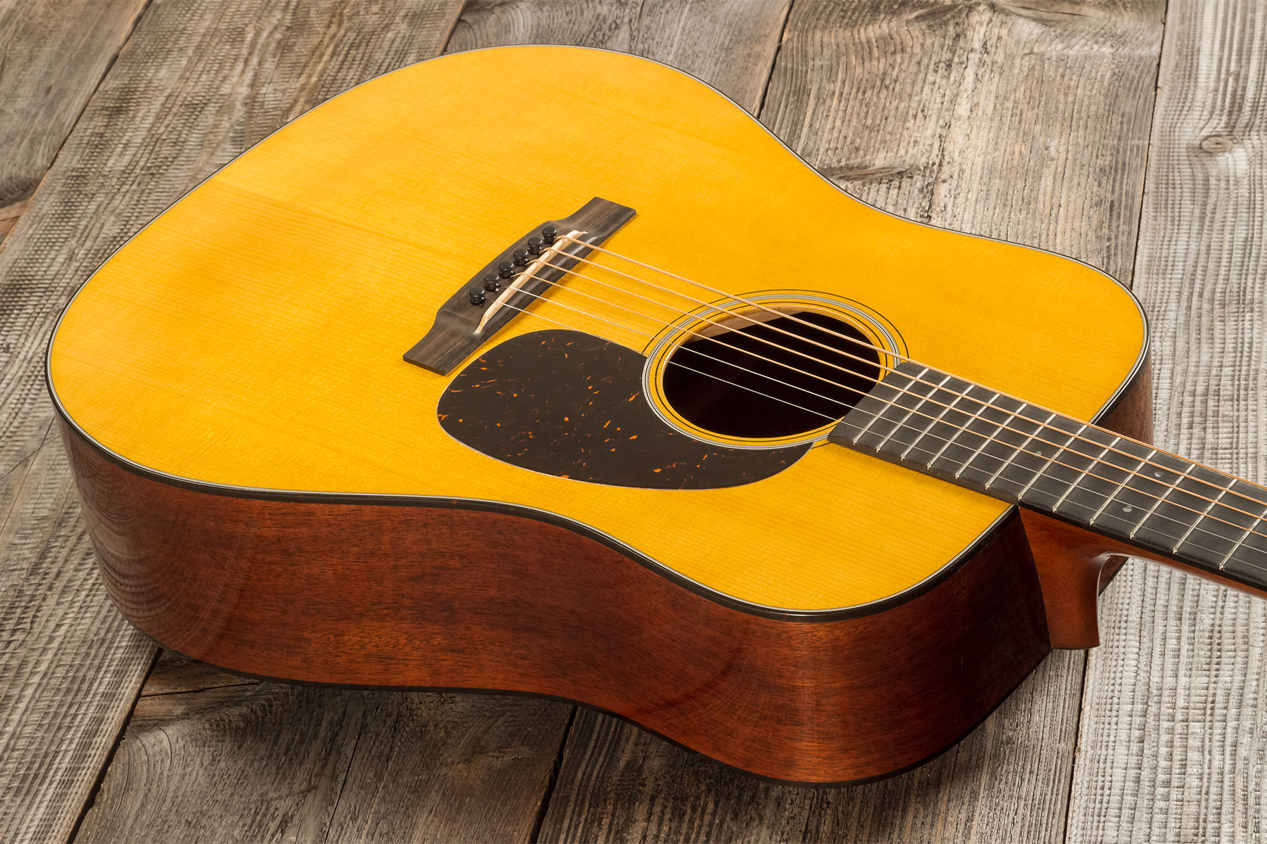 Martin Custom Shop Expert D-18 1937 Dreadnought Epicea Acajou Eb #2841322 - Natural Vintage Stage 1 Aging - Guitarra folk - Variation 2