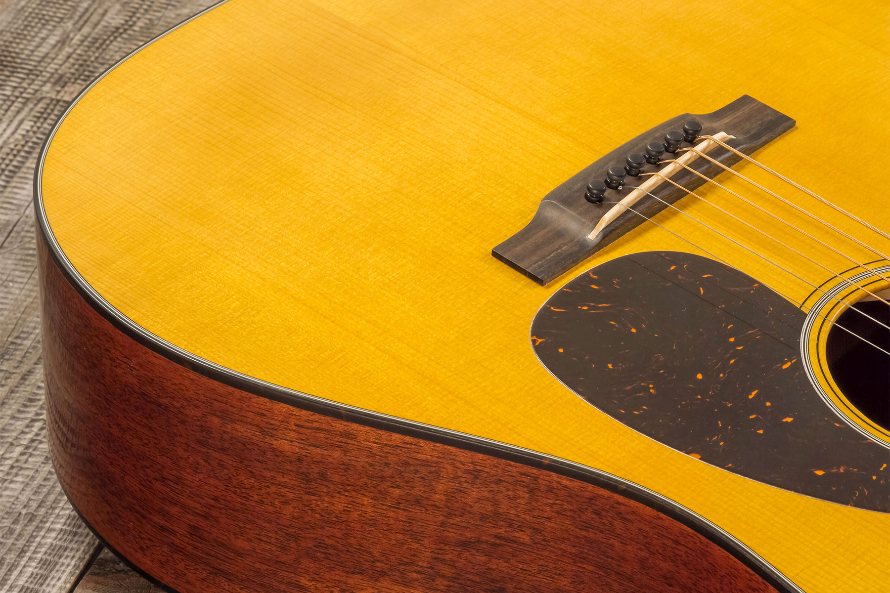 Martin Custom Shop Expert D-18 1937 Dreadnought Epicea Acajou Eb #2841322 - Natural Vintage Stage 1 Aging - Guitarra folk - Variation 3