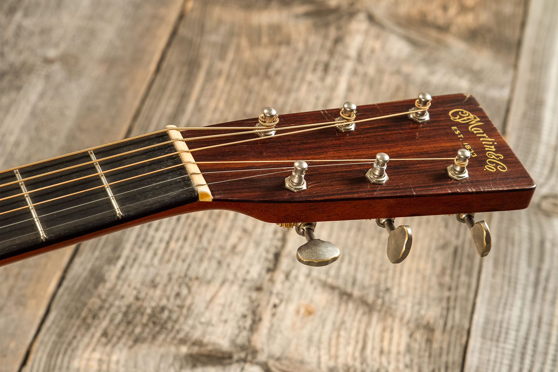 Martin Custom Shop Expert D-18 1937 Dreadnought Epicea Acajou Eb #2841322 - Natural Vintage Stage 1 Aging - Guitarra folk - Variation 7