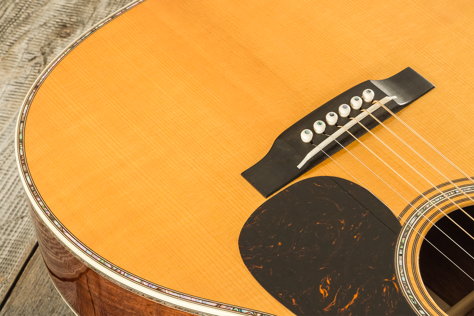 Martin Custom Shop Joe Bonamassa 00045 Ltd Signature 000 Shsc Epicea Palissandre Eb #2917432 - Natural Vintage - Guitarra folk - Variation 4