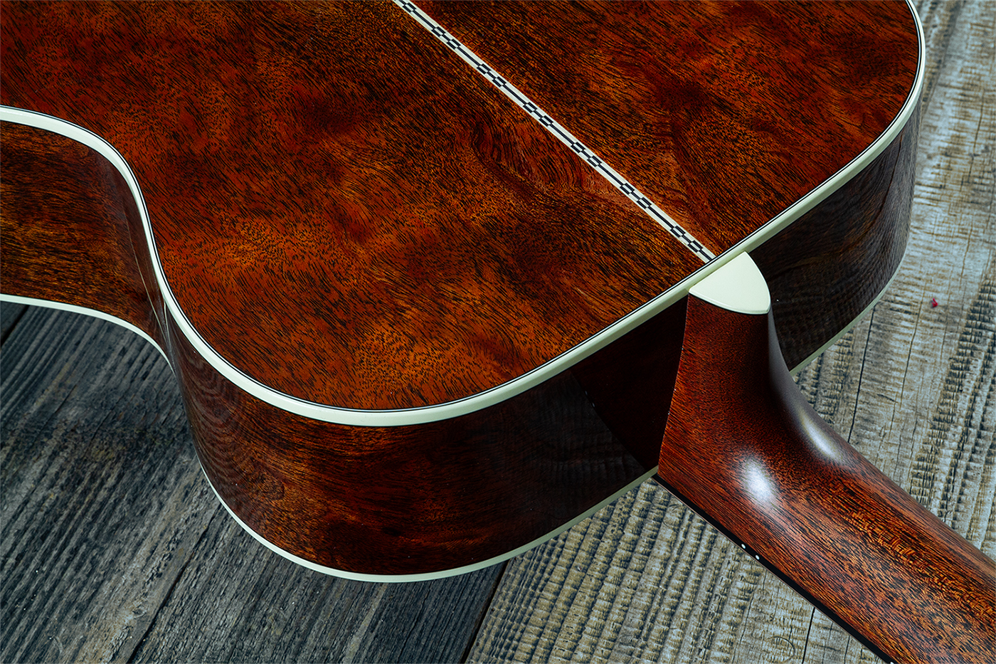 Martin Custom Shop Om Epicea Adirondack / Acajou Eb #2964118 - Natural Aging Toner - Guitarra folk - Variation 8