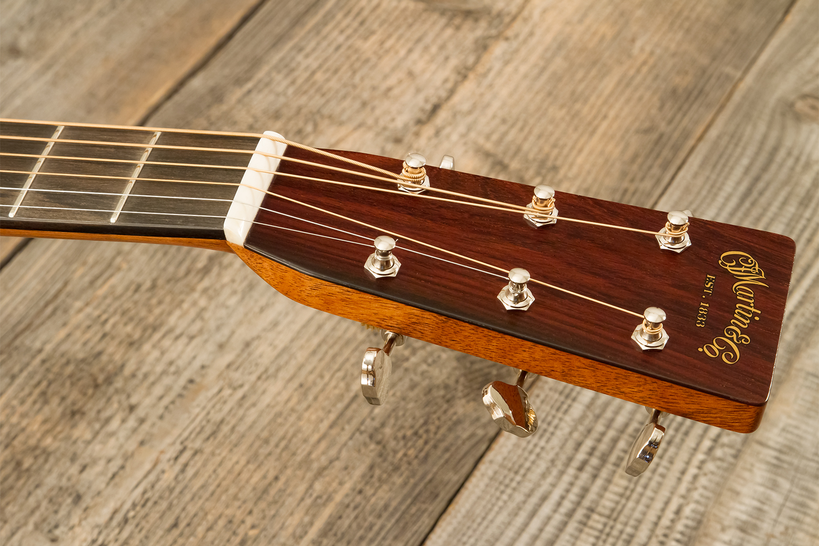 Martin Custom Shop Om Epicea Englemann / Palissandre Guatemala Eb #2964119 - Natural Aging Toner - Guitarra folk - Variation 6