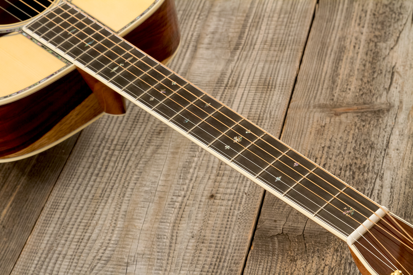 Martin Custom Shop Om Epicea Englemann / Palissandre Guatemala Eb #2969039 - Natural Aging Toner - Guitarra folk - Variation 6