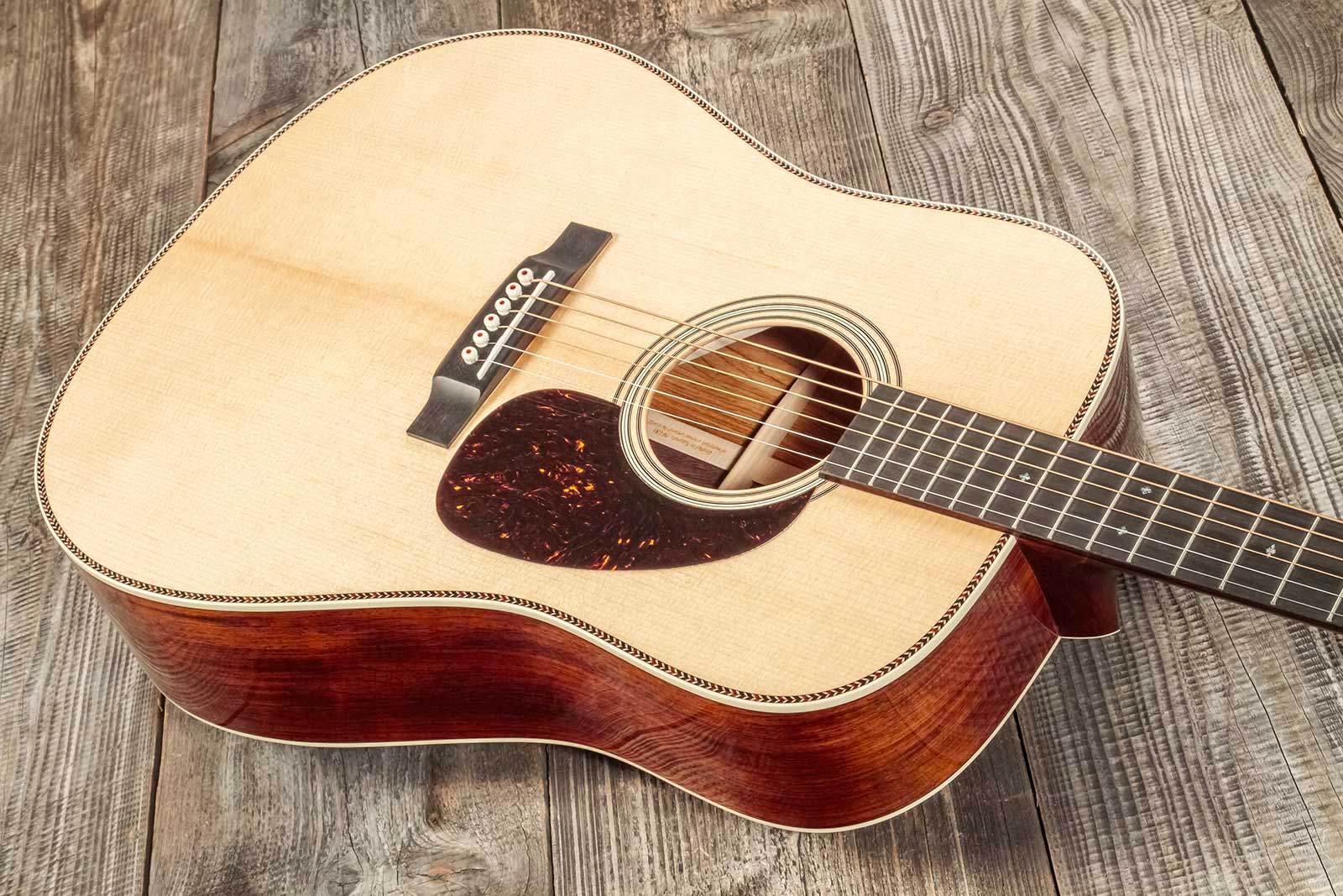 Martin Custom Shop Super D Dreadnought Epicea Sitka Vts Palissandre Guatemala Eb #2717627 - Natural - Guitarra folk - Variation 2