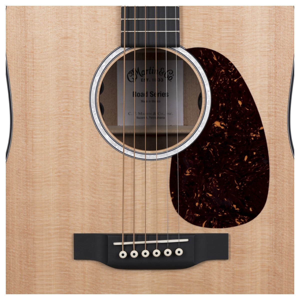 Martin D-10e Sitka Top Road Dreadnought Epicea Sapele Ric +housse - Natural Satin - Guitarra electro acustica - Variation 3