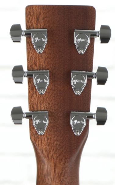 Martin D-10e Sapele Road Dreadnought Tout Sapele Ric +housse - Natural Satin - Guitarra acústica de viaje - Variation 3