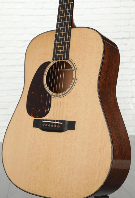 Martin D-18 Lh Modern Deluxe Dreadnought Gaucher Epicea Acajou Eb - Natural - Guitarra acústica & electro - Variation 2