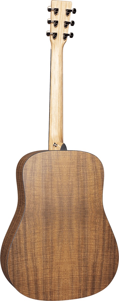 Martin D-x1e Koa Dreadnought Hpl Tout Koa Ric +housse - Natural - Guitarra electro acustica - Variation 1