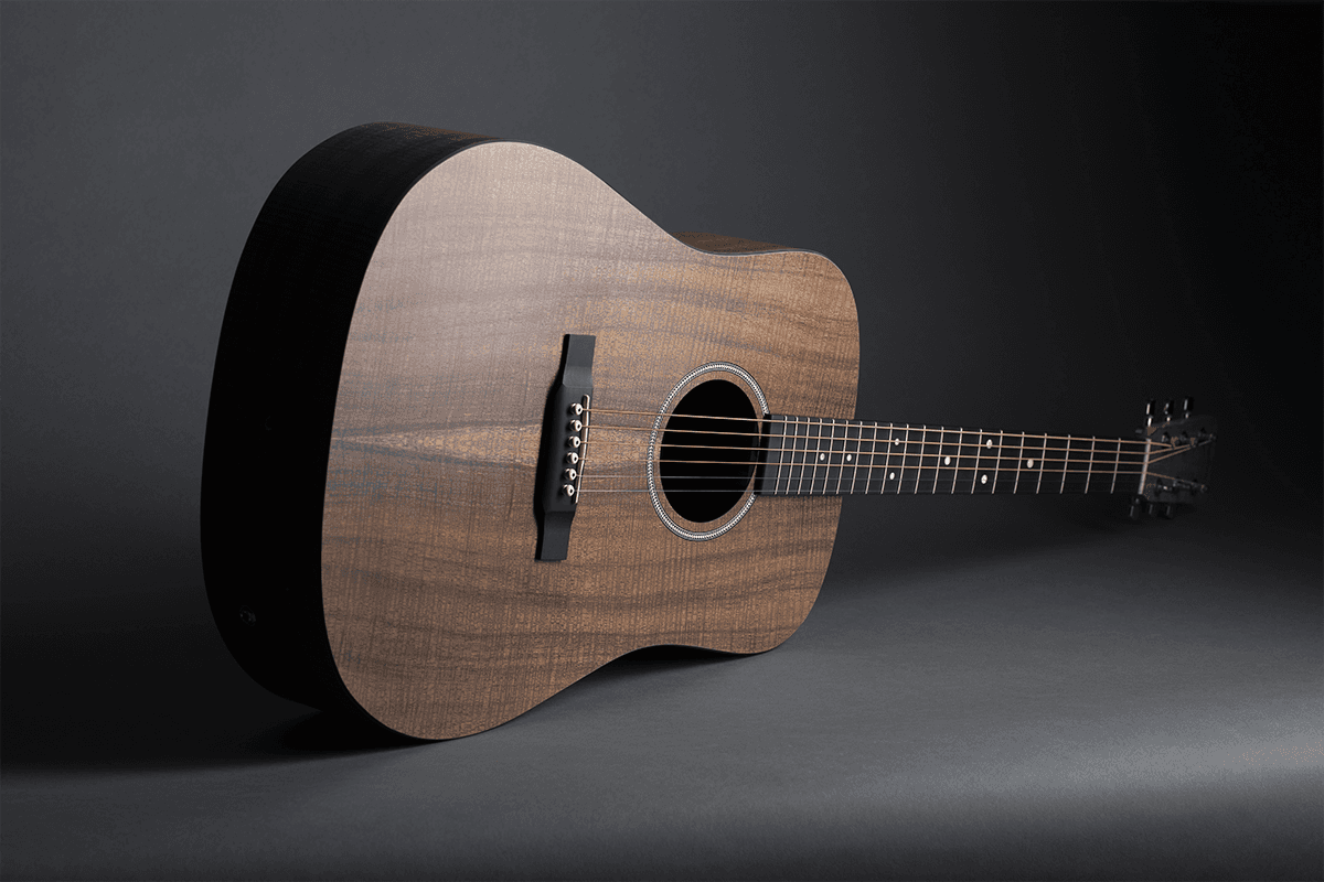 Martin D-x1e Koa Dreadnought Hpl Tout Koa Ric +housse - Natural - Guitarra electro acustica - Variation 2