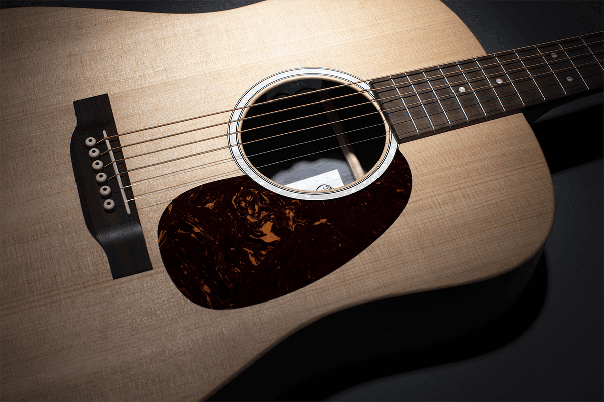 Martin D-x2e Koa Dreadnought Epicea Koa Hpl - Natural Satin - Guitarra acústica & electro - Variation 2