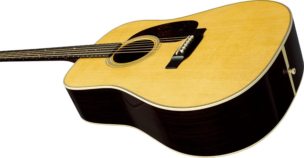Martin D28 Lh Standard Golden Era Dreadnought Gaucher Epicea Palissandre Eb - Gloss Natural - Guitarra folk - Variation 2