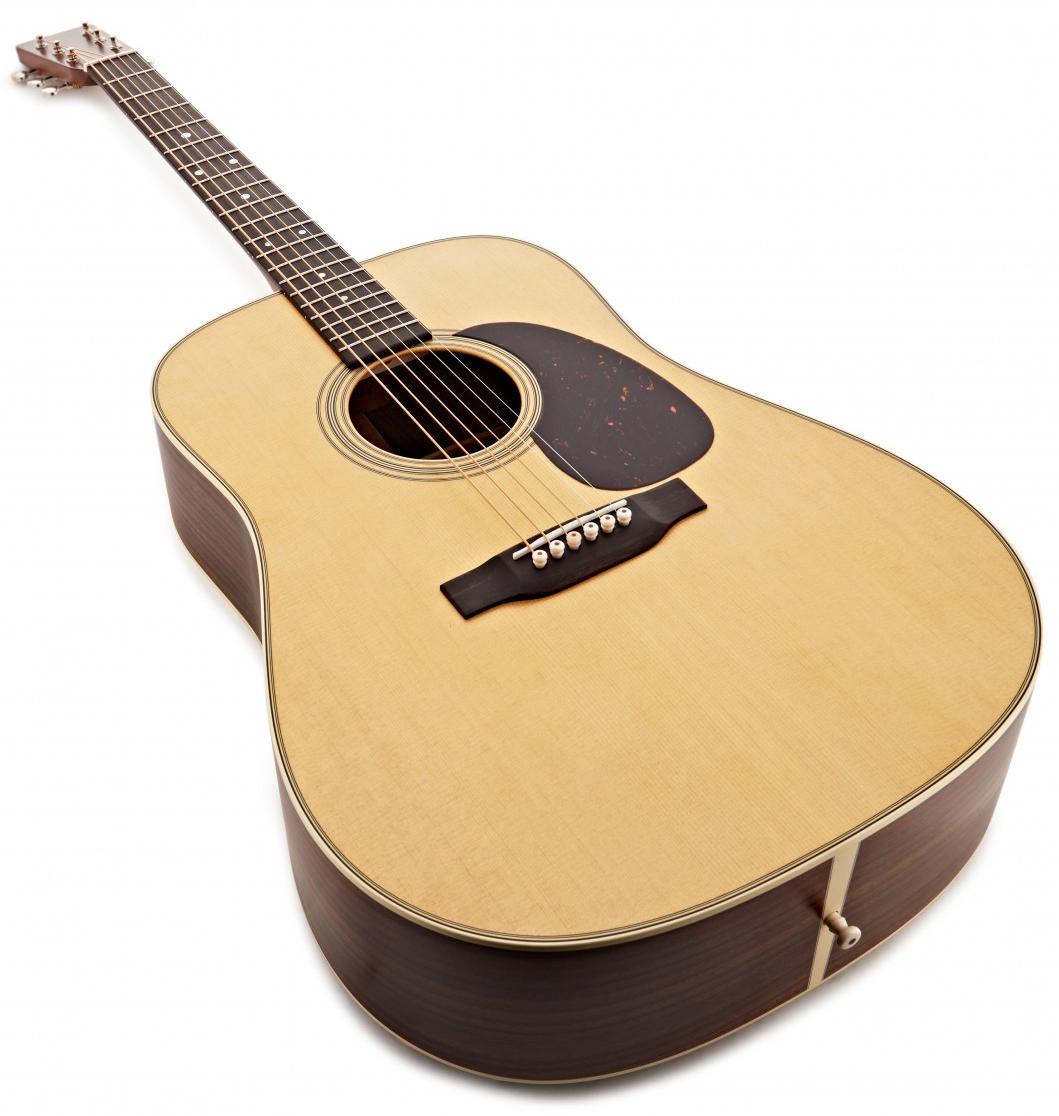 Martin D28 Lh Standard Golden Era Dreadnought Gaucher Epicea Palissandre Eb - Satin Natural - Guitarra folk - Variation 2