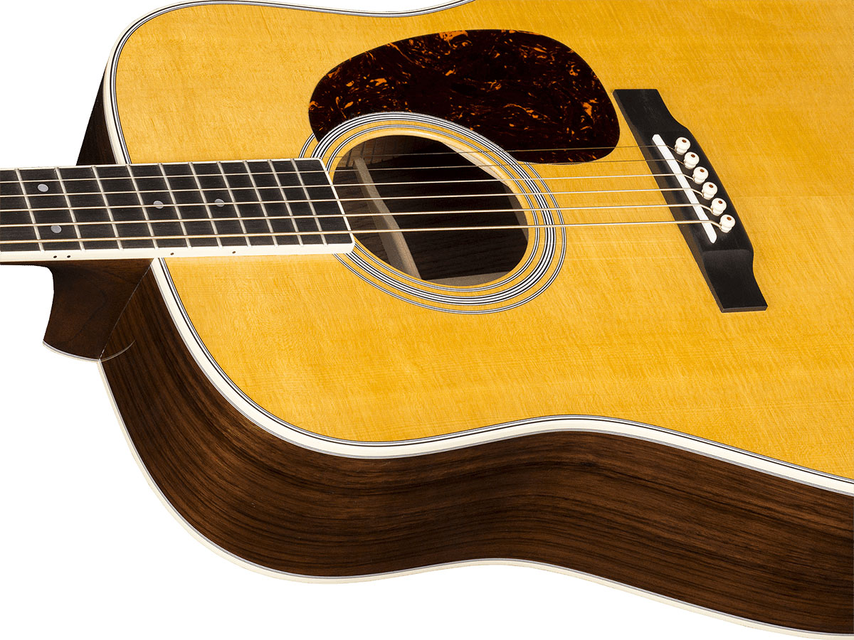 Martin D35 Standard Golden Era Dreadnought Epicea Palissandre Eb - Natural Gloss - Guitarra folk - Variation 2