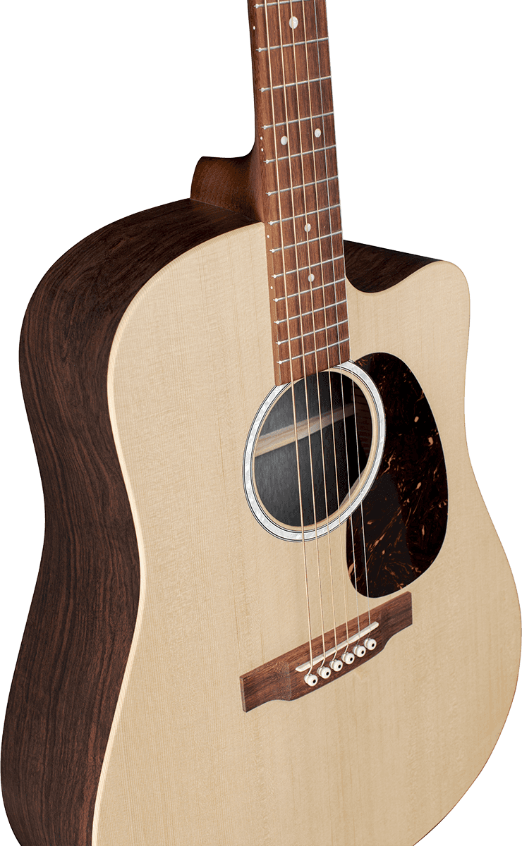 Martin Dc-x2e Rosewood Dreadnought Cw Epicea Palissandre Hpl - Natural Satin - Guitarra electro acustica - Variation 4