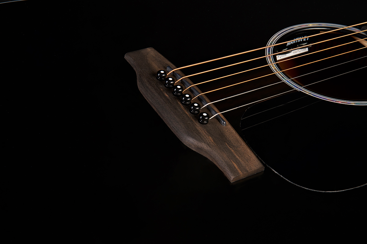 Martin Dc10e Modern Road Dreadnought Epicea Sapele Eb - Black - Guitarra folk - Variation 3