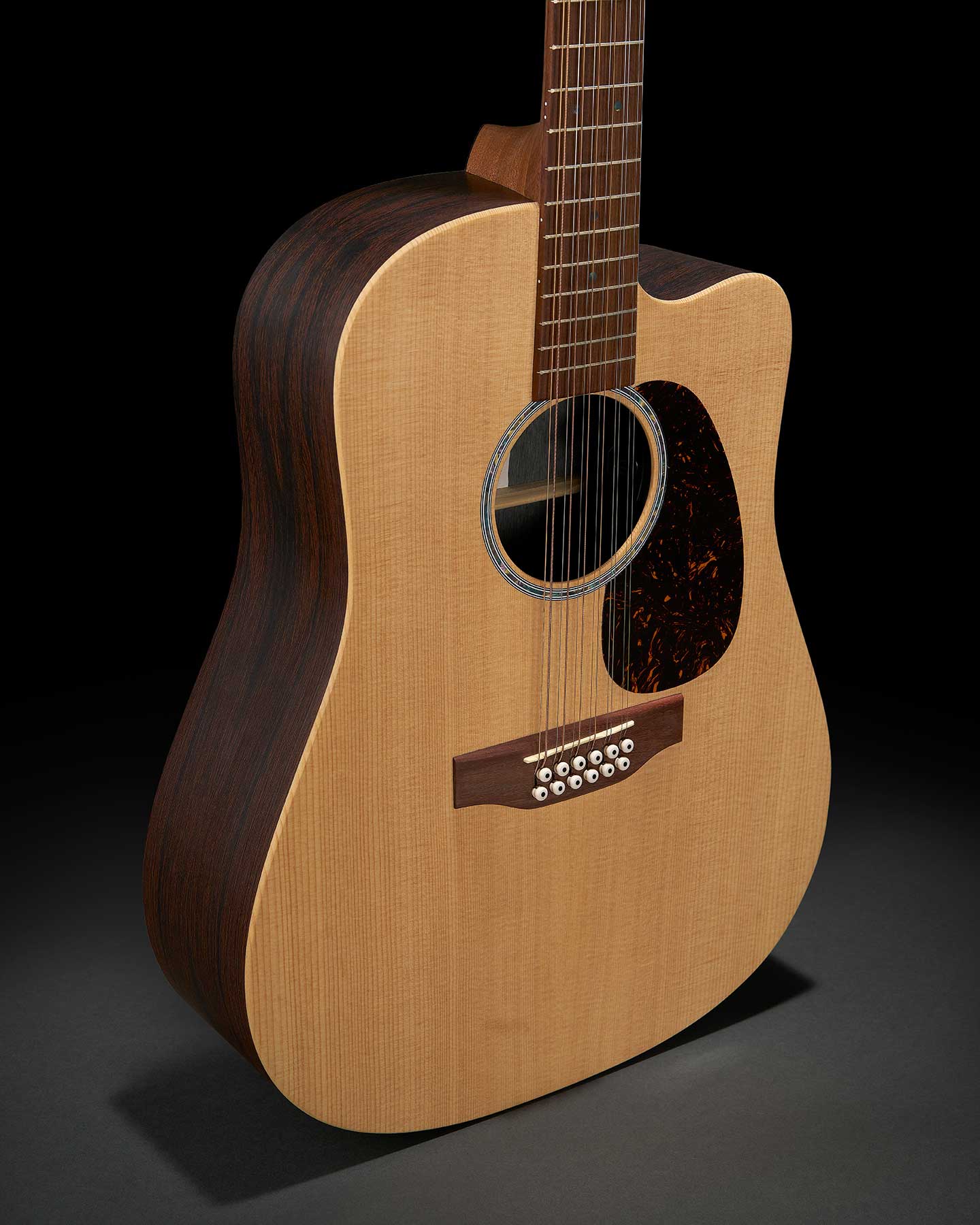 Martin Dcx2e Brazilian 12-string Dreadnought Cw 12c Epicea Hpl Palissandre Ric - Natural - Guitarra folk - Variation 3