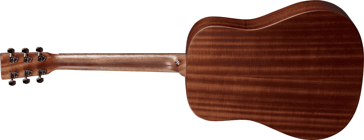 Martin Djr-10e Sapele Lh Dreadnought Junior 3/4 Gaucher Tout Sapele Ric +housse - Natural - Guitarra acústica de viaje - Variation 1