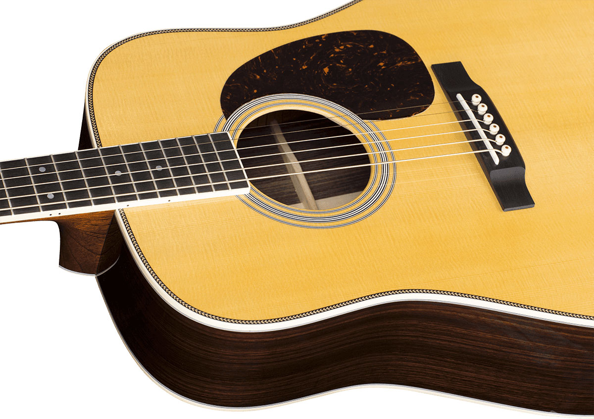 Martin Hd35 Standard Golden Era Dreadnought Epicea Palissandre Eb - Natural Gloss - Guitarra folk - Variation 2