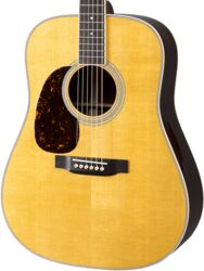 Guitarra folk para zurdos Martin D-35 Standard Re-Imagned Zurdo - Natural aging toner