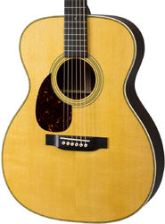 Guitarra folk para zurdos Martin OM-28 Standard Re-Imagined Zurdo - Natural aging toner