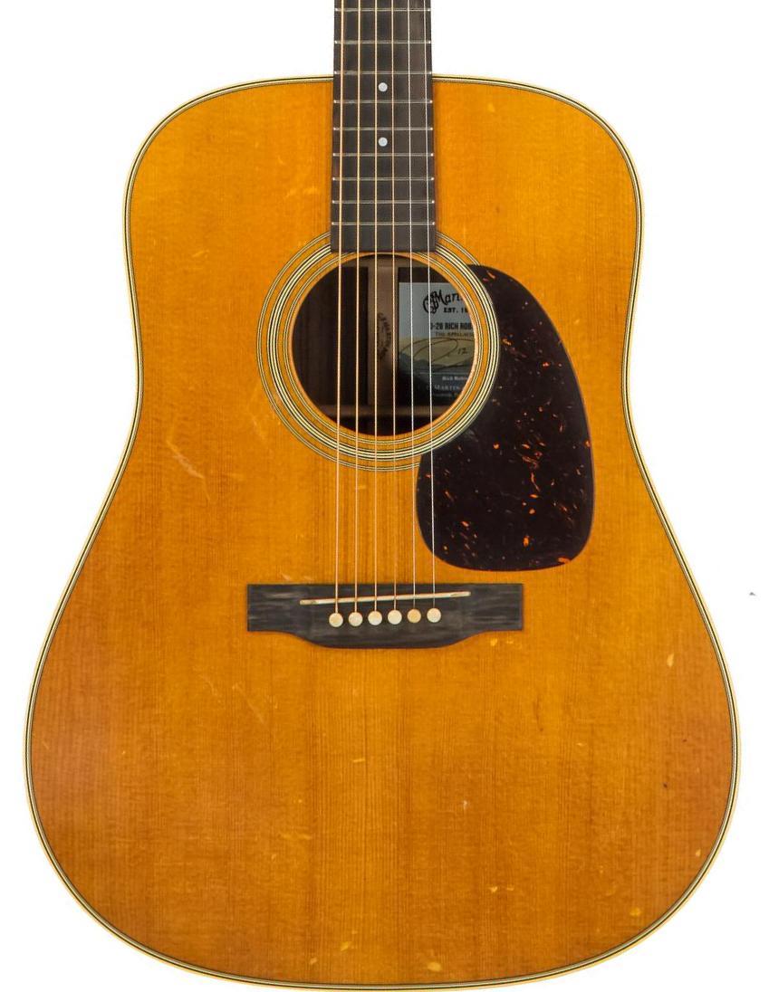 Guitarra folk Martin Rich Robinson D-28 - Aged vintage natural