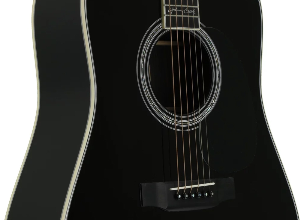 Martin Johnny Cash D-35 Signature Dreadnought Epicea Palissandre Eb - Black - Guitarra acústica & electro - Variation 1