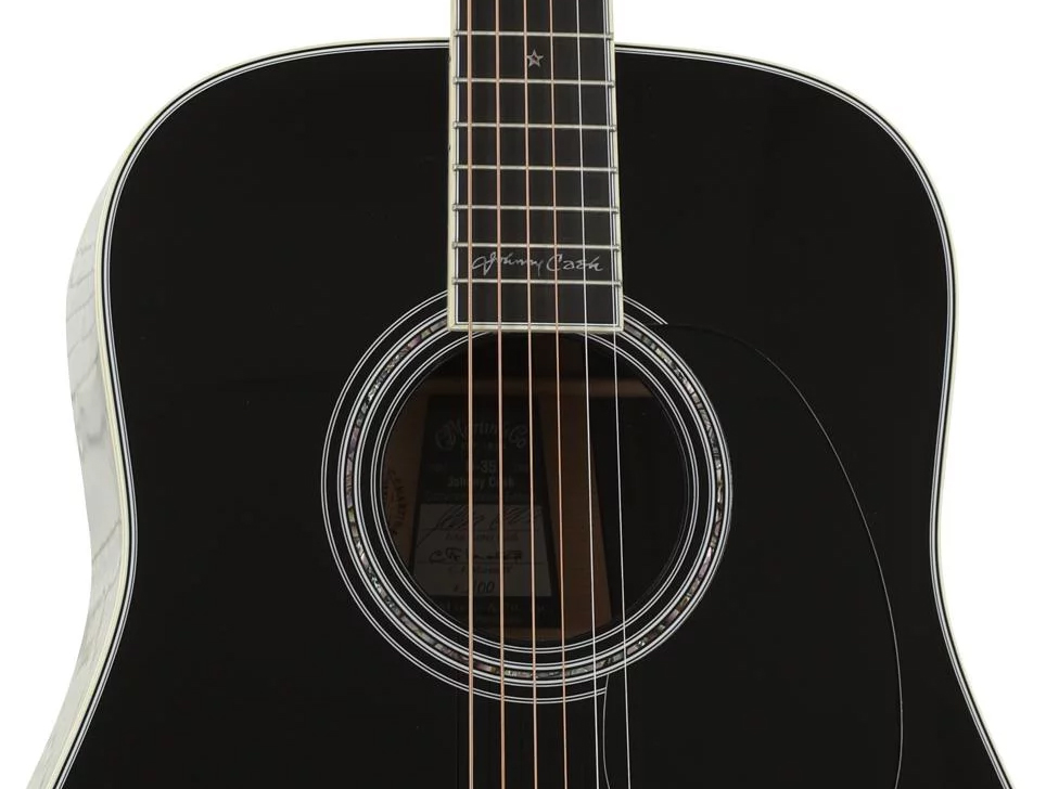 Martin Johnny Cash D-35 Signature Dreadnought Epicea Palissandre Eb - Black - Guitarra acústica & electro - Variation 2