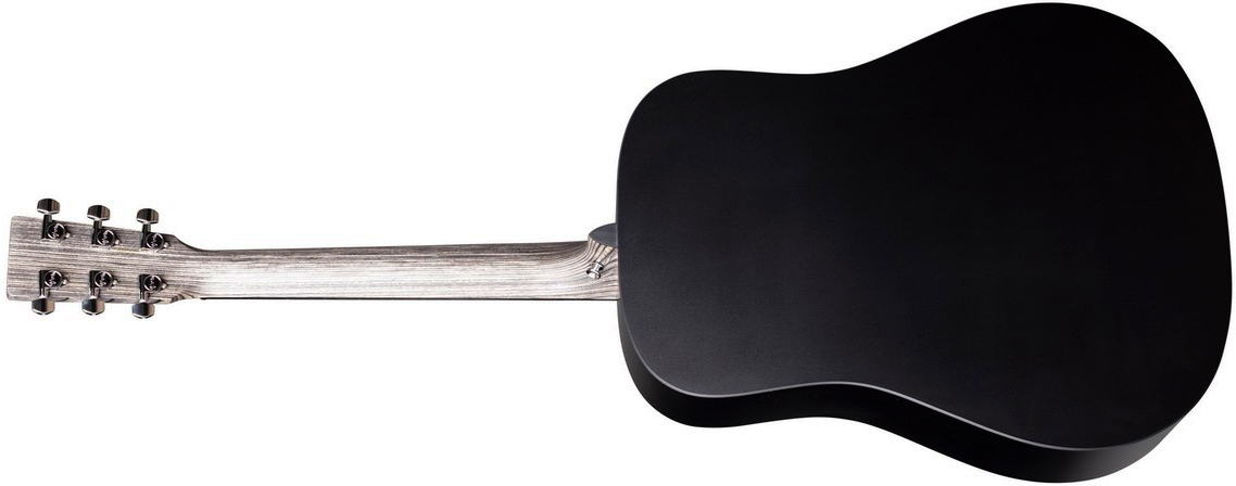 Martin Johnny Cash Dx Lh Gaucher Signature Dreadnought Hpl Ric - Black - Guitarra folk - Variation 1