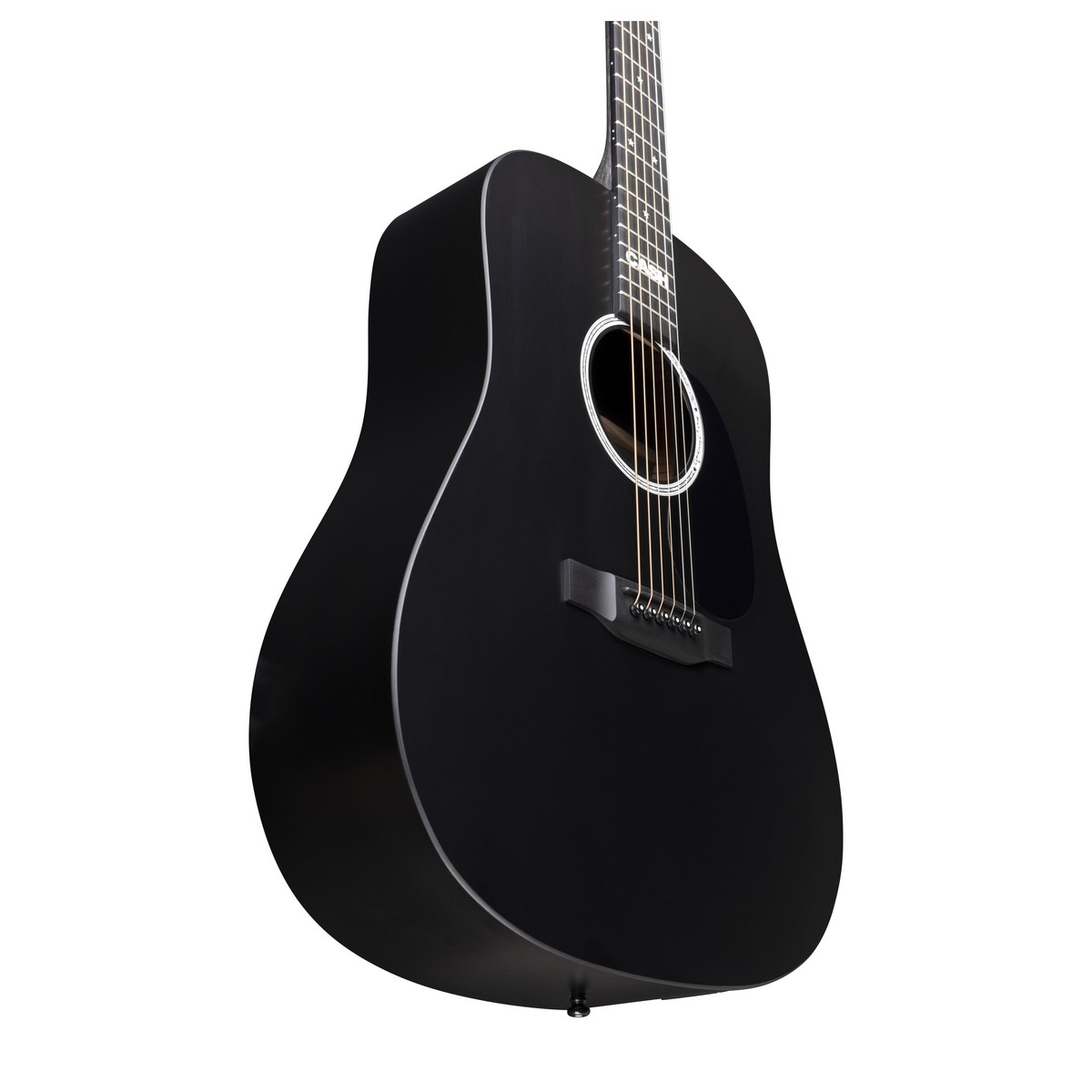 Martin Johnny Cash Dx Signature Dreadnought Hpl Ric - Black - Guitarra electro acustica - Variation 2