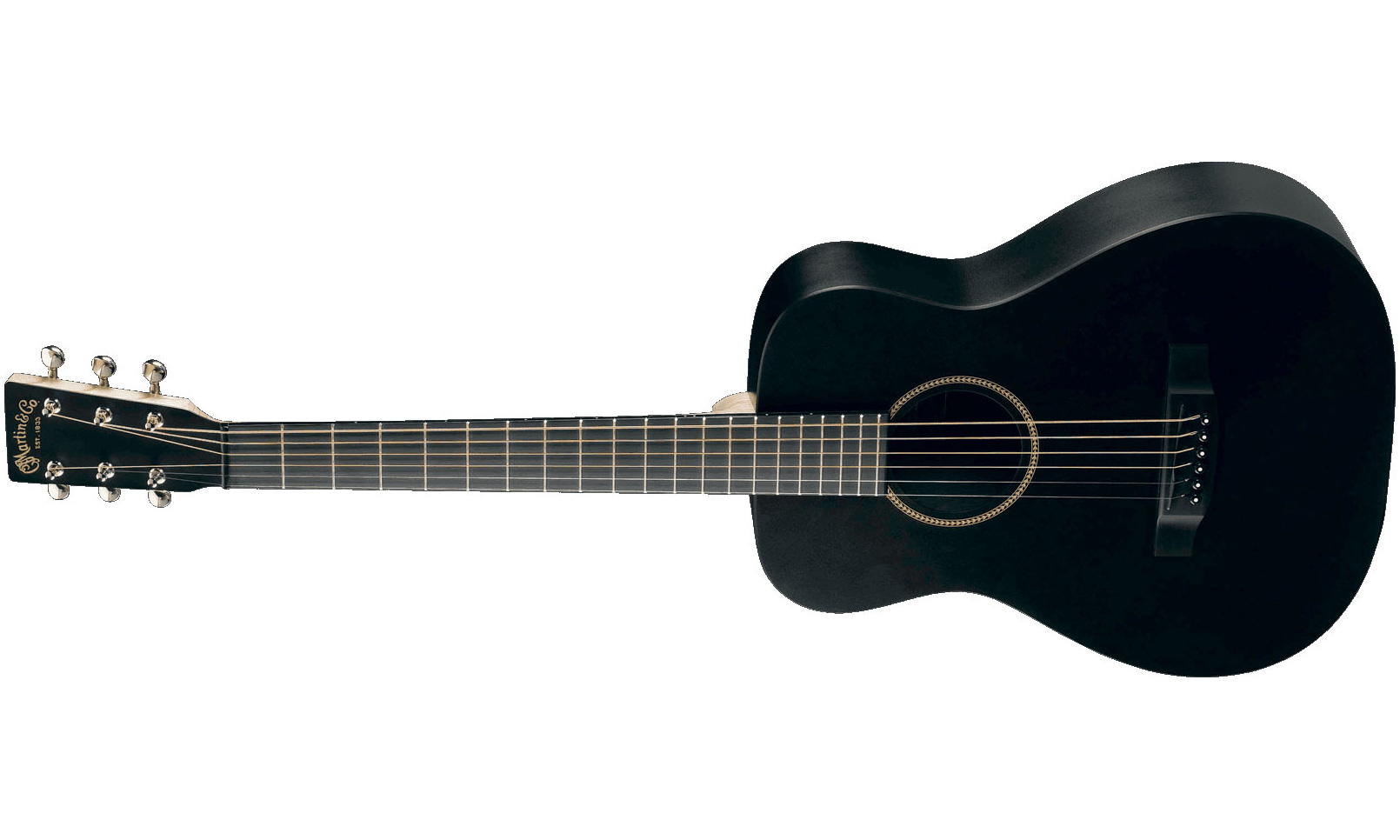 Martin Lx Little Martin Gaucher - Black Satin - Guitarra acústica & electro - Variation 1