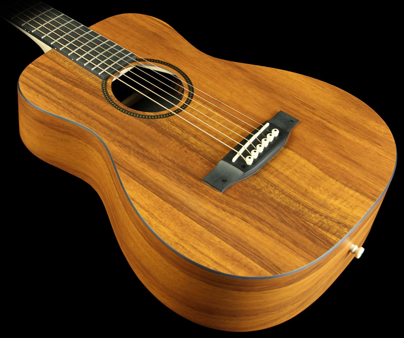 Martin Lxk2l Little Martin Gaucher Mini Dreadnought Hpl Koa - Natural - Guitarra acústica de viaje - Variation 2