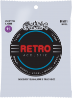 MM11 Acoustic Guitar 6-String Set Retro Monel 11-52 - juego de cuerdas