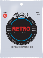 MM12 Acoustic Guitar 6-String Set Retro Monel 12-54 - juego de cuerdas